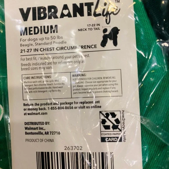 NWT Vibrant Life "Aloha Ladies" Dog Tank Top Green Floral Size Medium - Picture 6 of 9